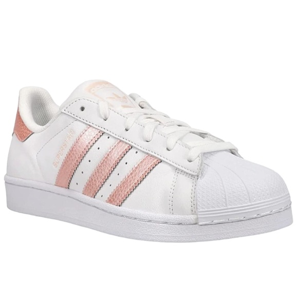 adidas Other - Adidas Rose Gold Superstar J Sneakers Size 4.5